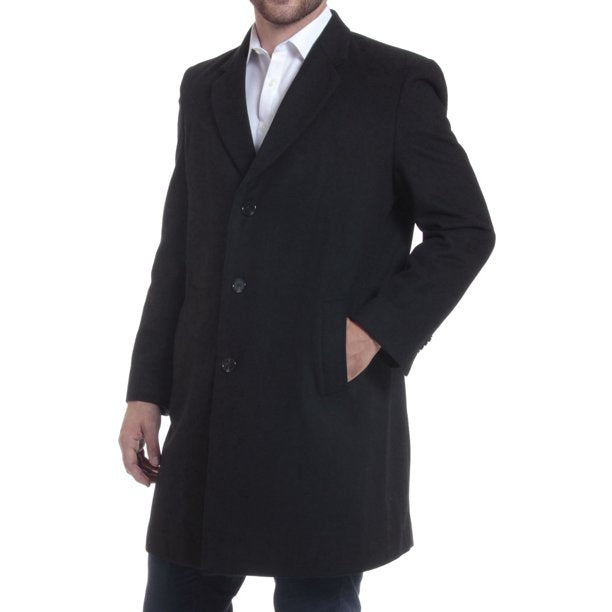 Men's Single-Breasted Car Coat with Hidden Button – IMAGE CONCEPTS UNIFORMS